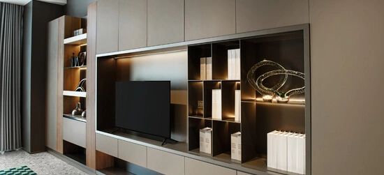 Desain kabinet TV Modern