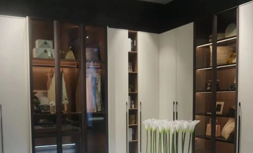 contemporary closet