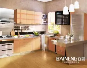 Baineng kabinet dapur Stainless Steel memungkinkan Anda merasakan daya hidup dapur yang berbeda
