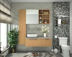 Lemari kamar mandi kustom kelas atas rumah besi tahan karat membuat hidup lebih penuh warna!